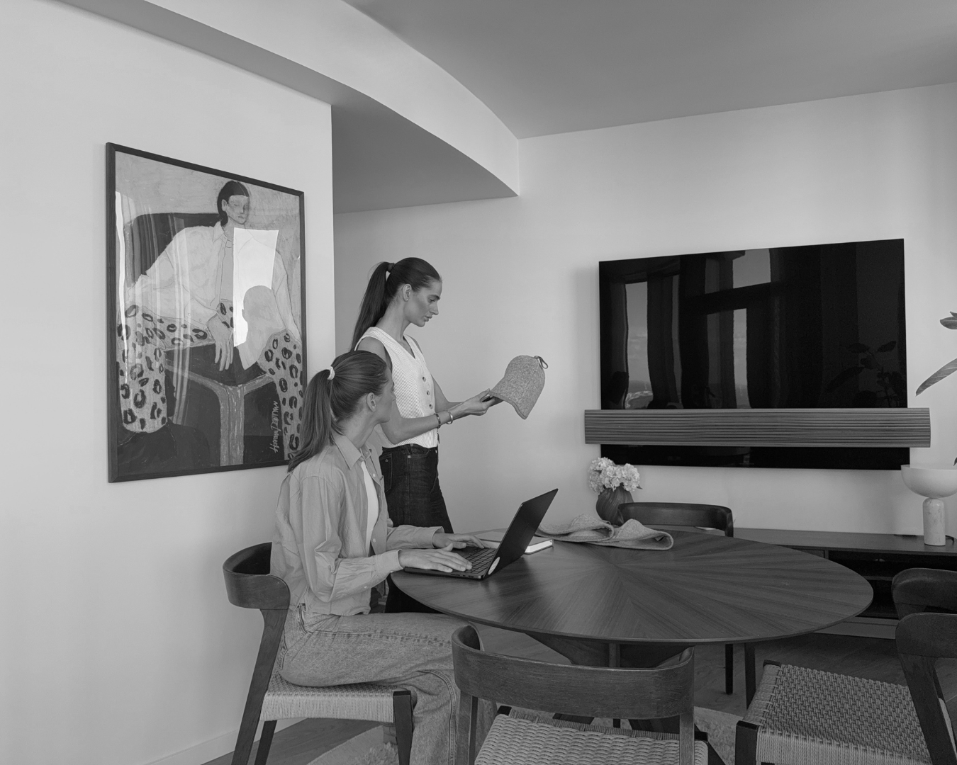 Founders Nina and Lisa of EIR studio in Copenhagen