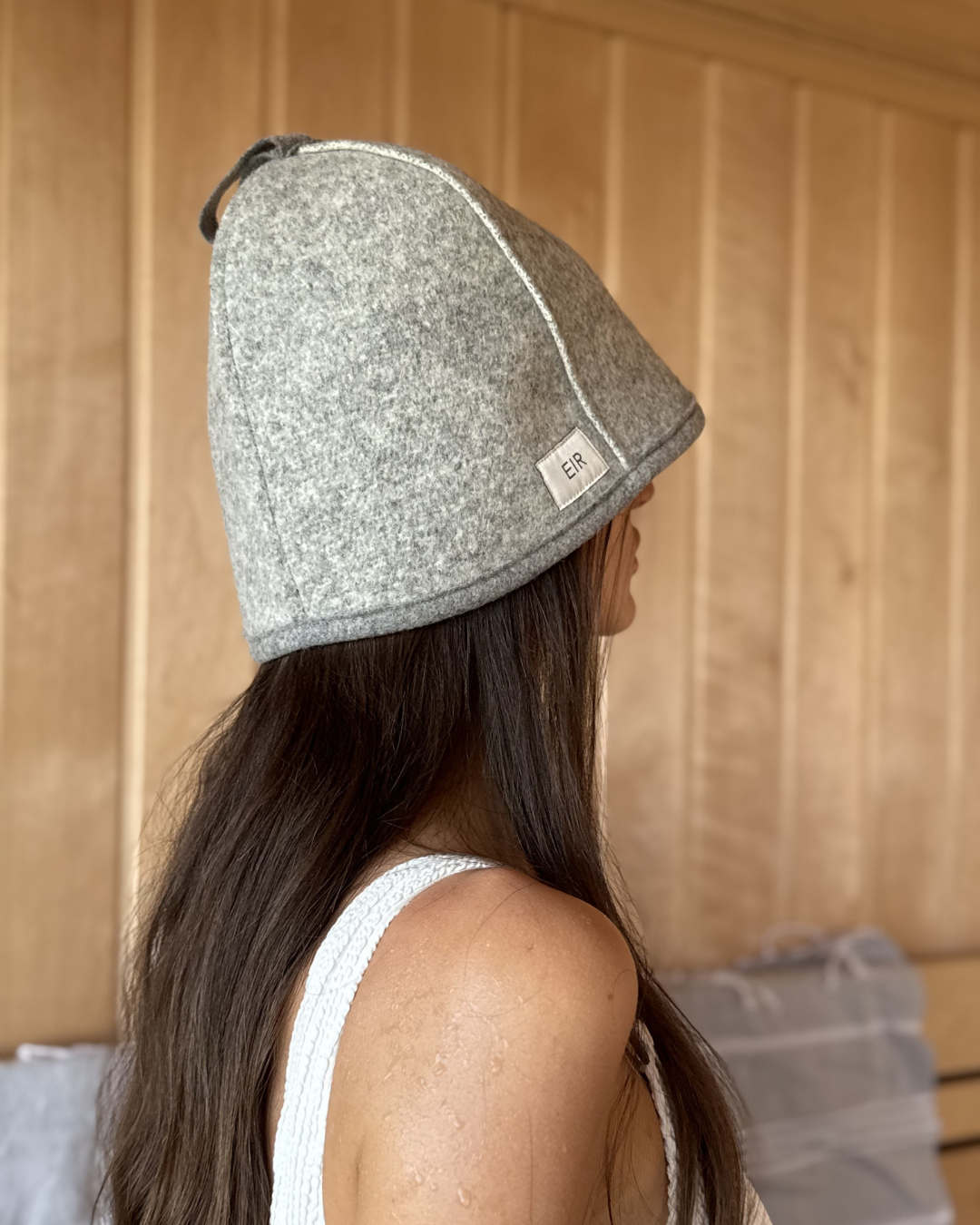 EIR studio 100% virgin wool sauna hat