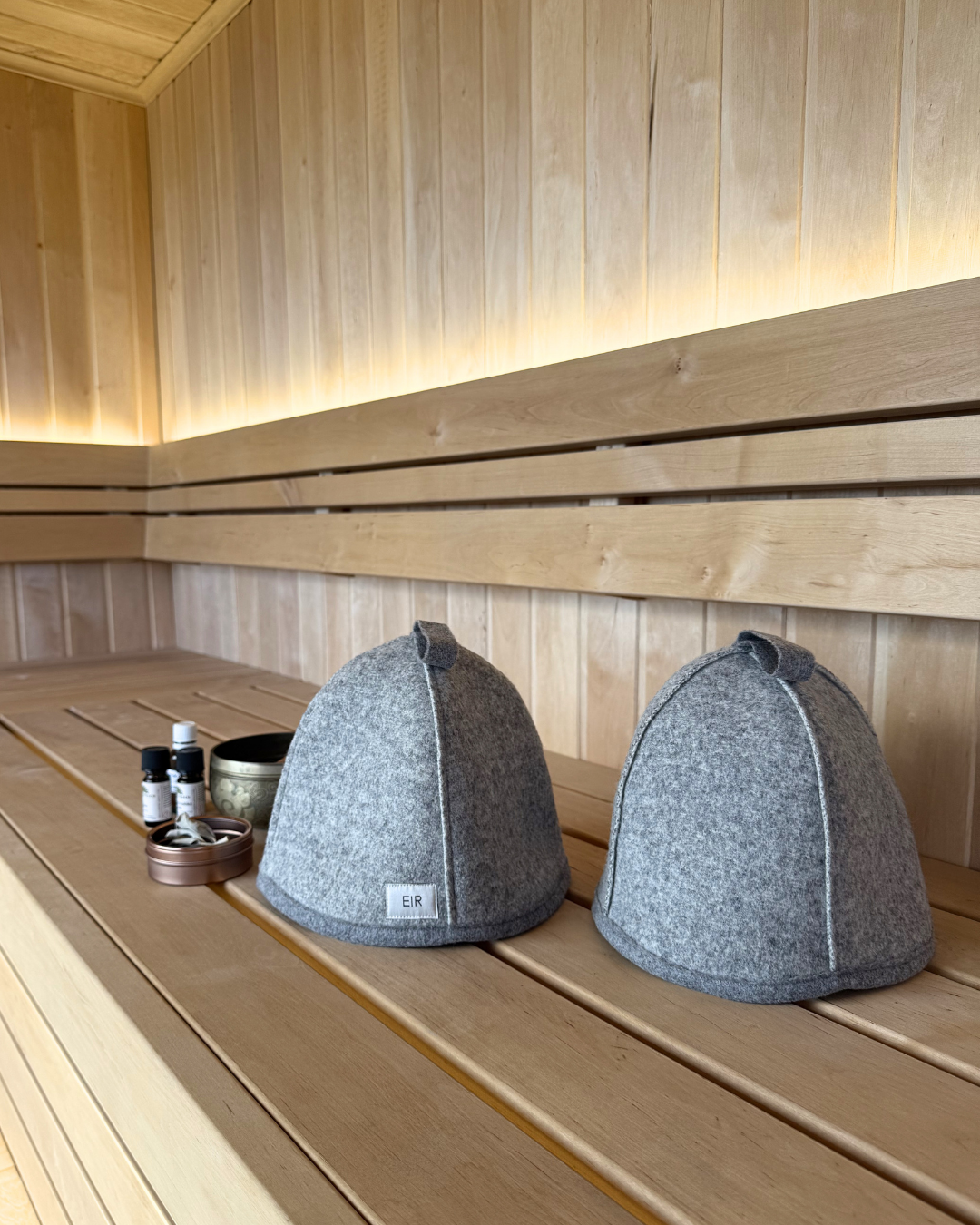 EIR studio 100% uld sauna hat