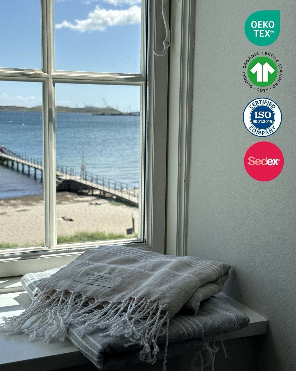 EIR studio hammam towel, turkish towel, peshtemal towel for sauna use