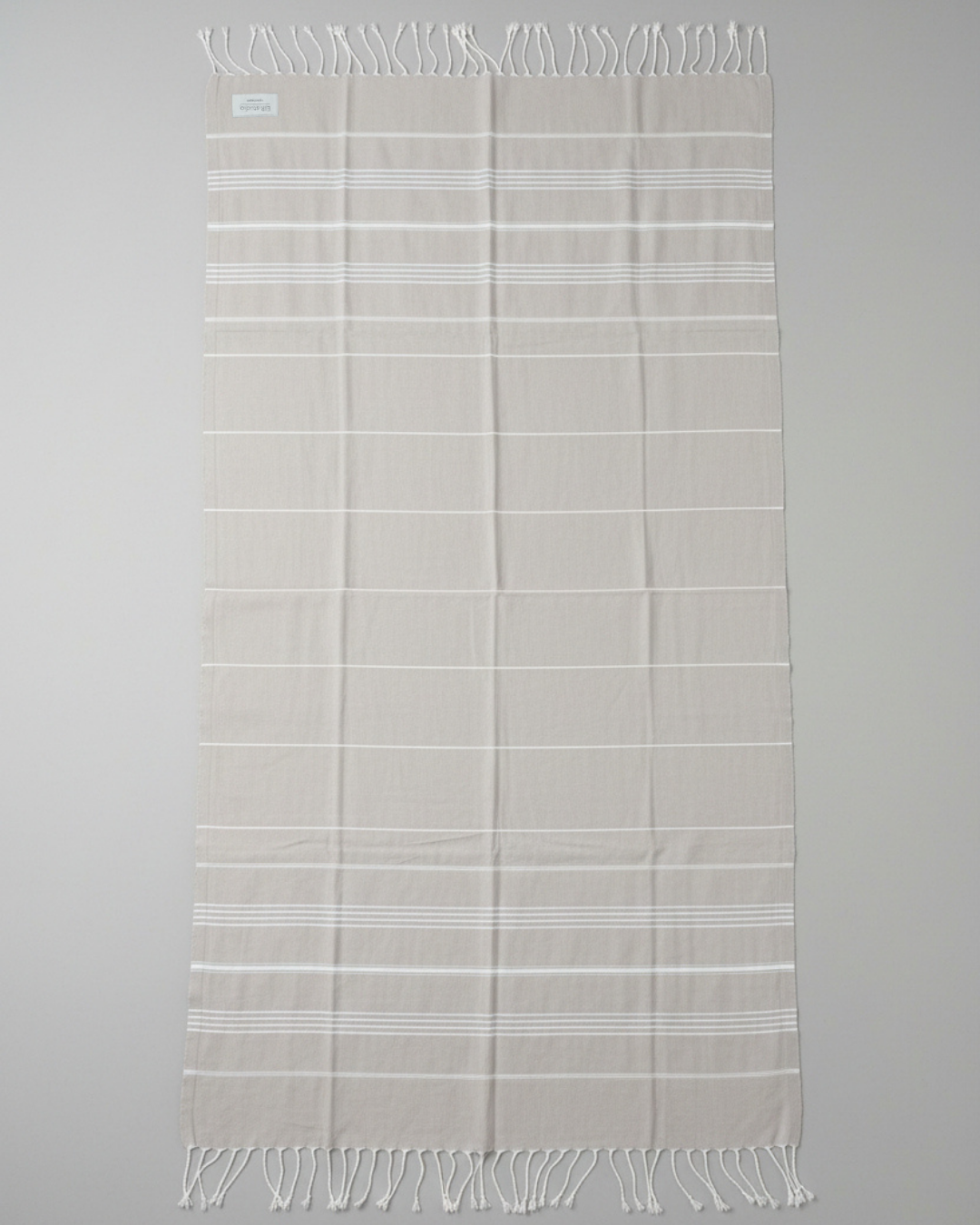 hammam håndklæde i 100% økologisk bomuld i beige/peshtemal, turkish towel for use in sauna, at the beach, travelling and every day use 